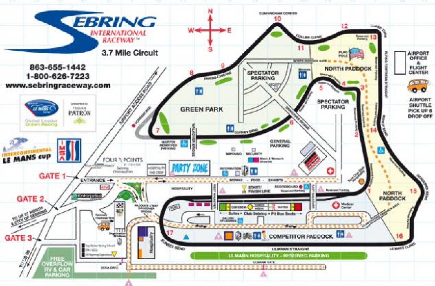 12 Heures de Sebring : un tracé de Légendes