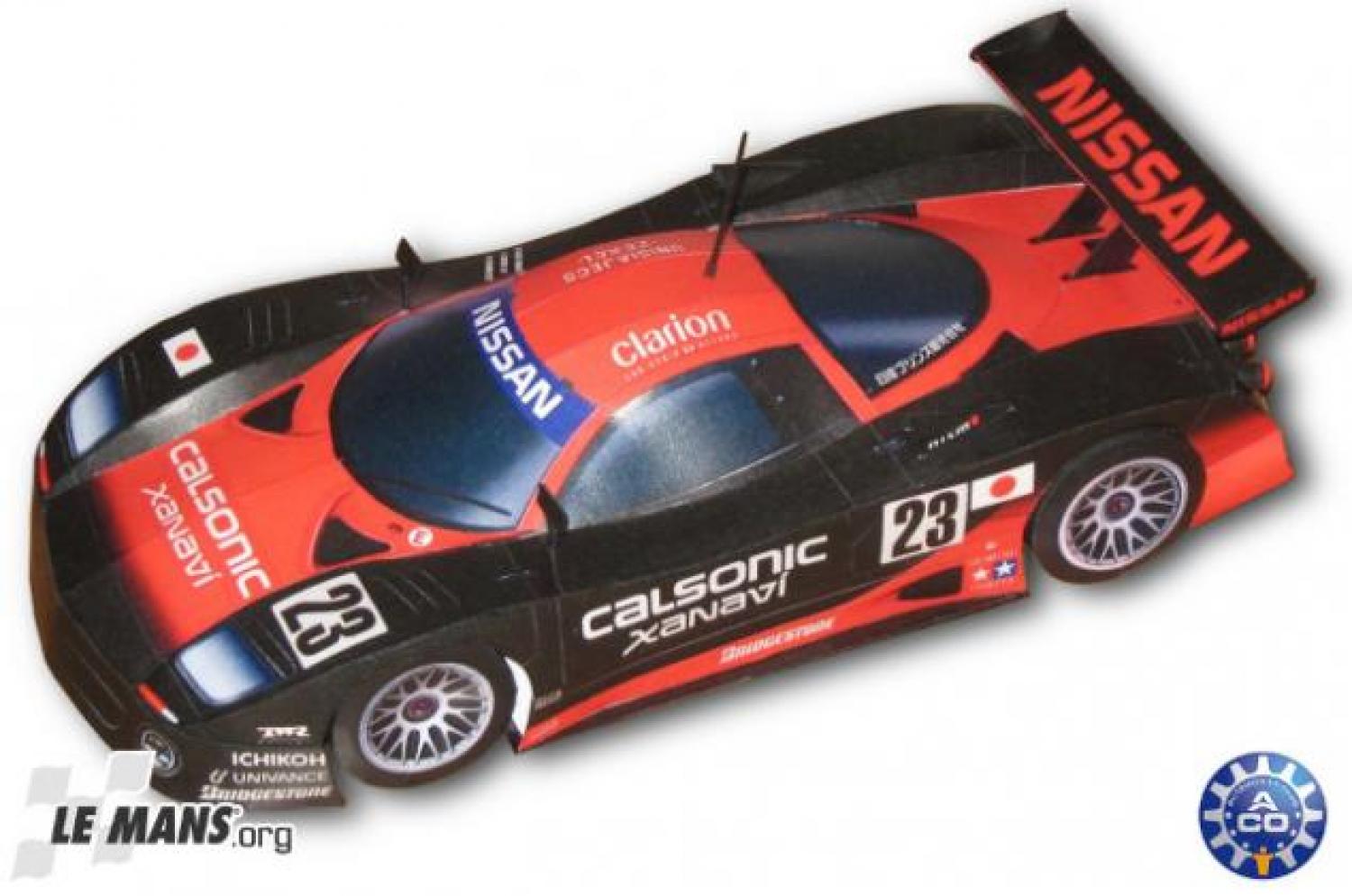 Un proto "Le Mans" en maquette papier