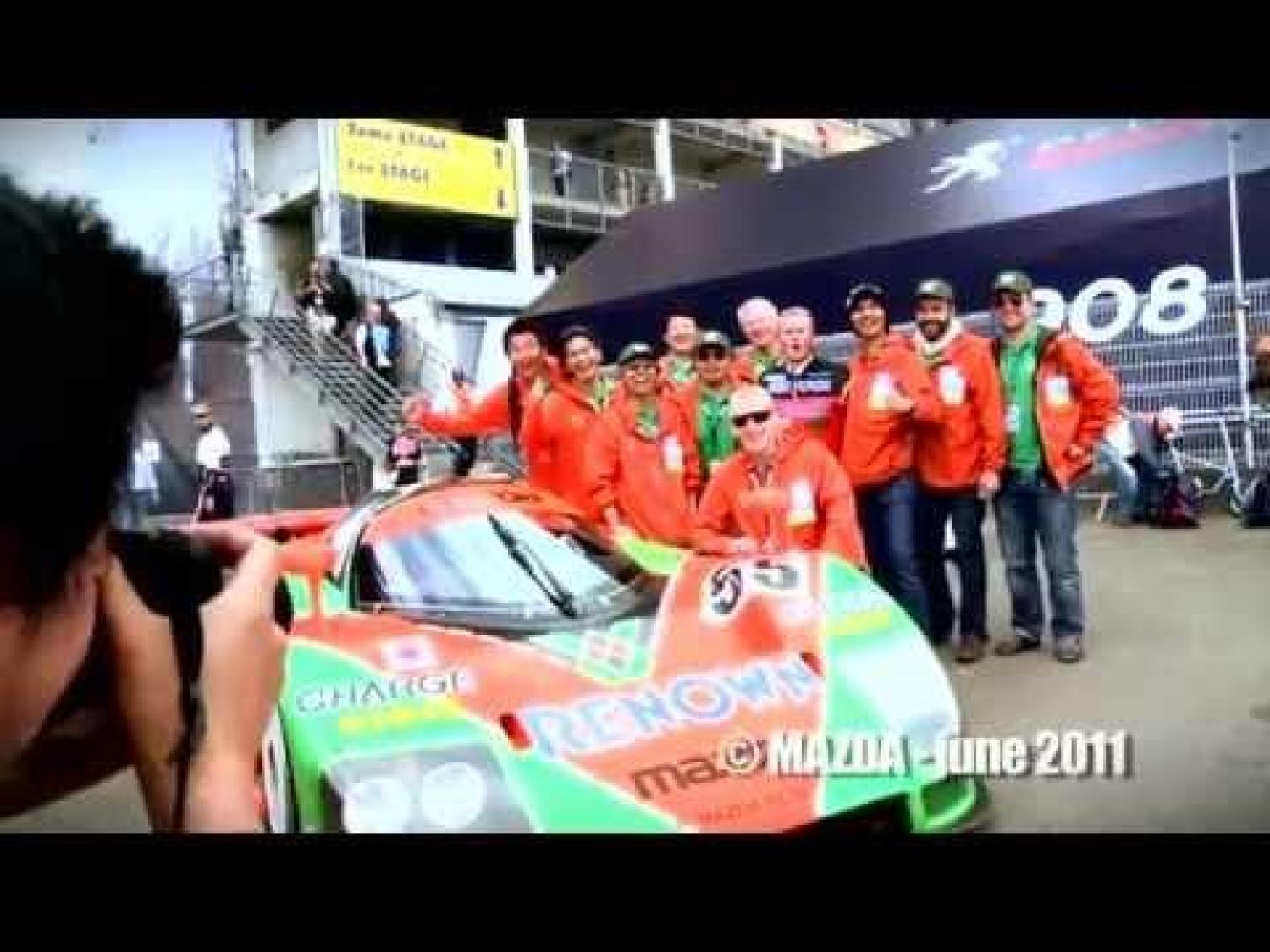 Vidéo : le retour de la Mazda 787 B au Mans