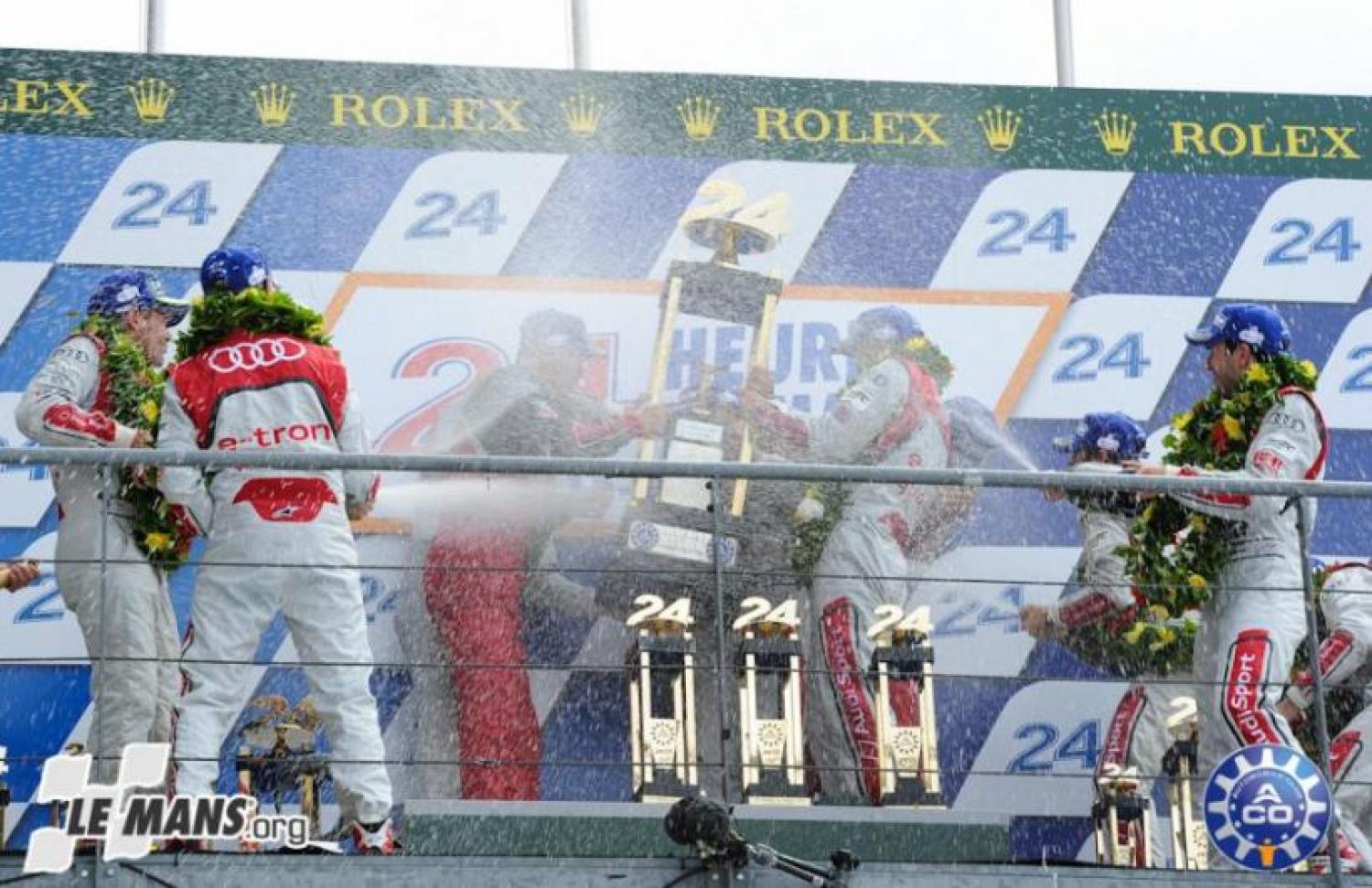 Le pourquoi du champagne sur le podium