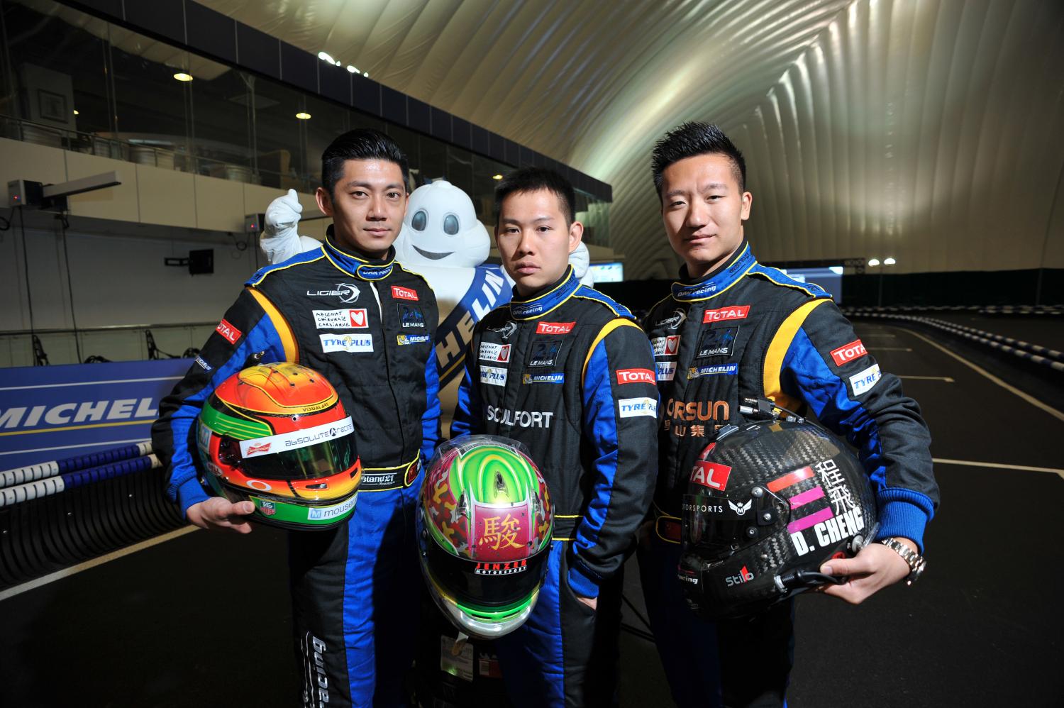 2014 Le Mans 24 Hours - The no. 33 Ligier JS P2 turns a wheel for the first time!