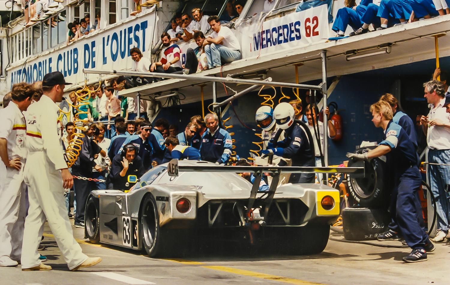 Le Mans - L'ultime arrêt d'une Sauber-Mercedes