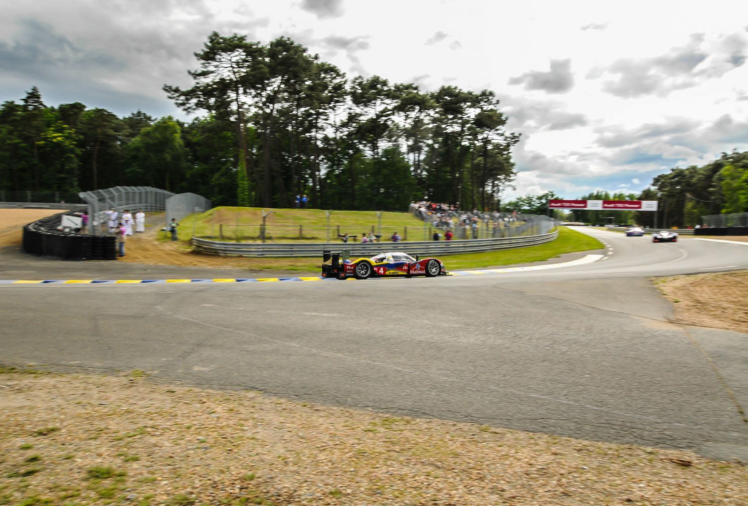 24 Heures du Mans - Le virage d'Indianapolis, tout un programme !