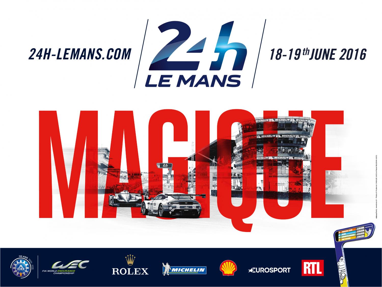 60-car grid for the 2016 Le Mans 24 Hours!