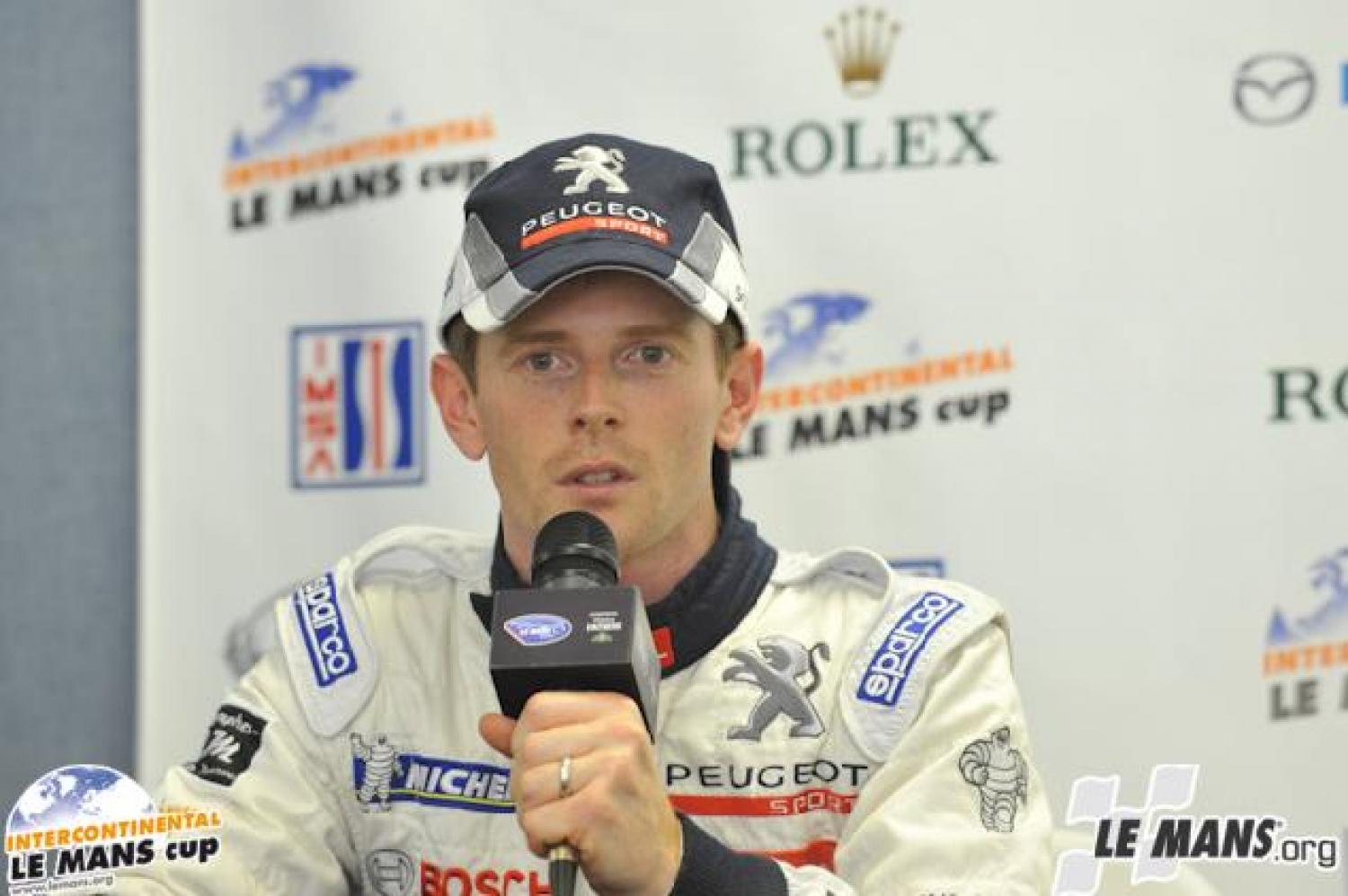 Anthony Davidson: on qualifying in pole position.