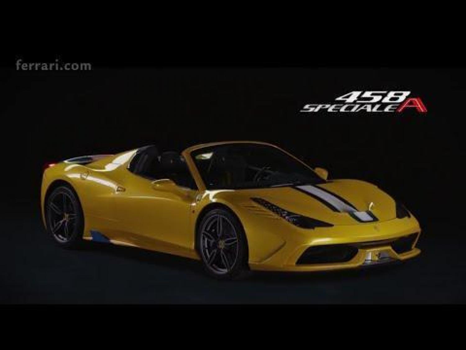 Mondial de l'Automobile 2014 - Ferrari unveils the 458 Speciale A (video)