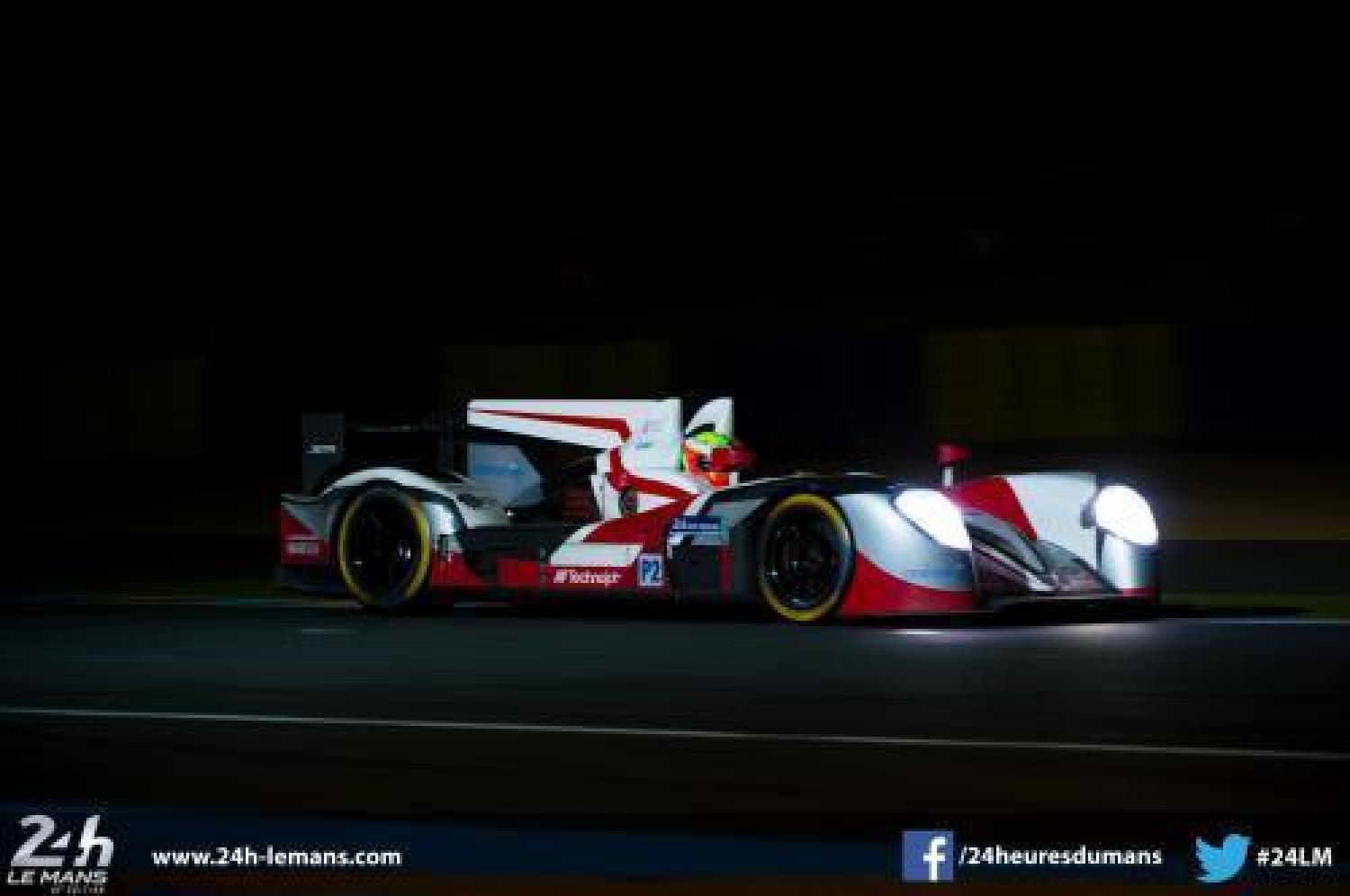 The winning LM P2 ELMS teams at the 2014 24 Hours of Le Mans