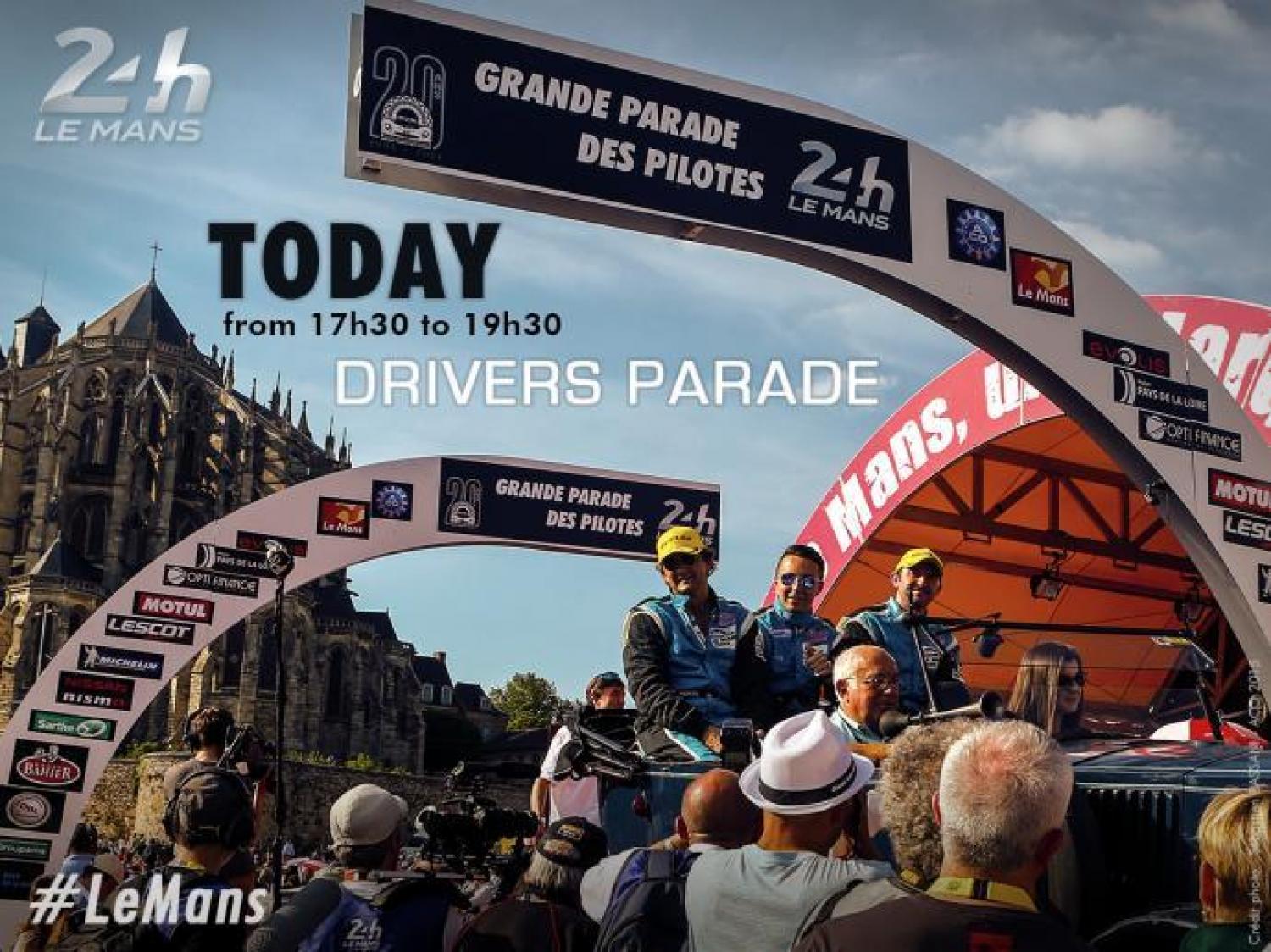 Friday, June 12, the Drivers' Parade
