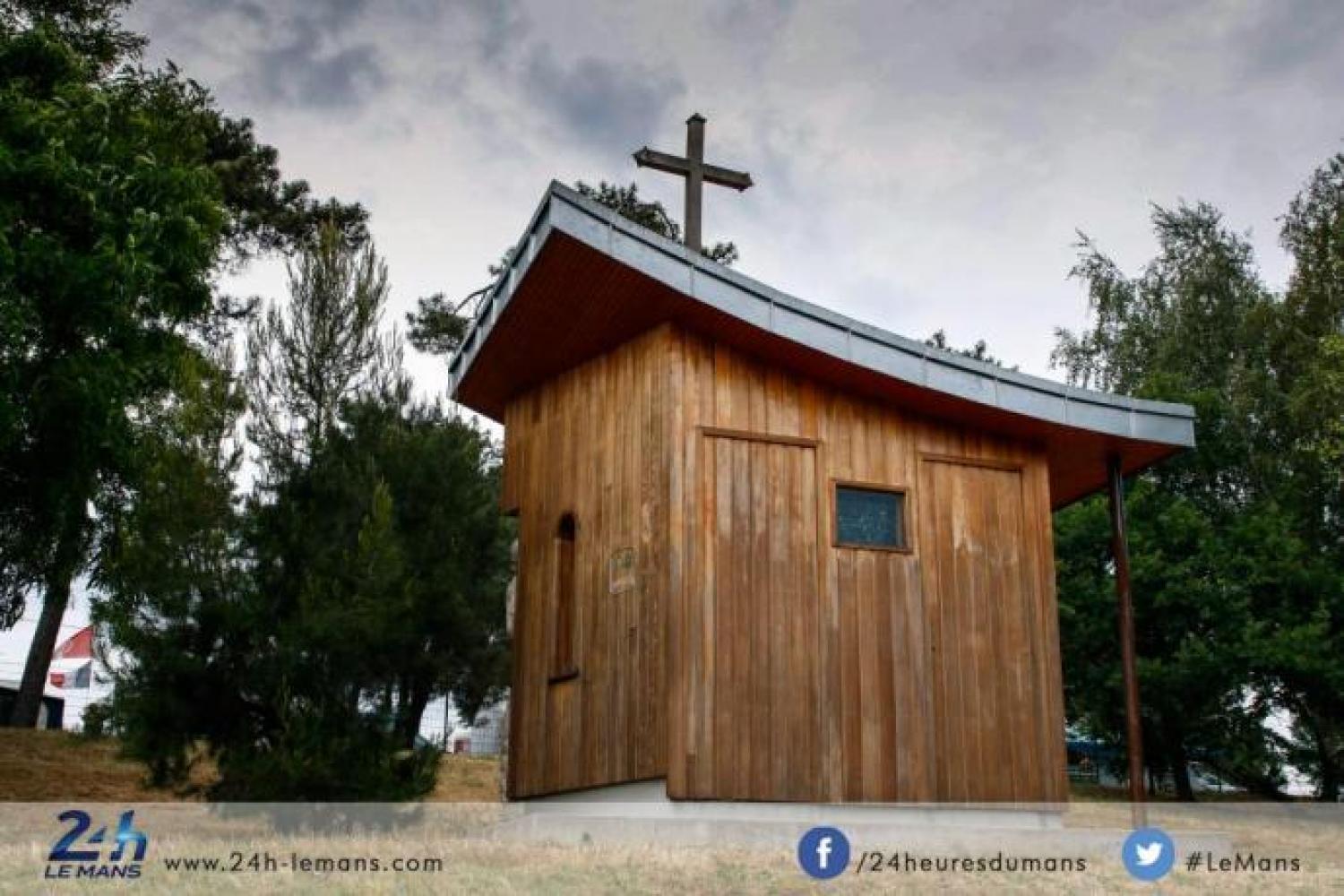 The new chapel at the 24 Hours of Le Mans circuit