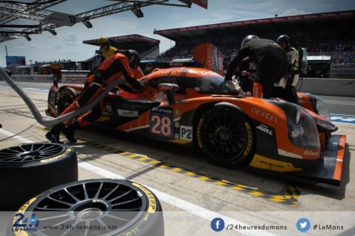 Refuelling on LM P2 prototypes