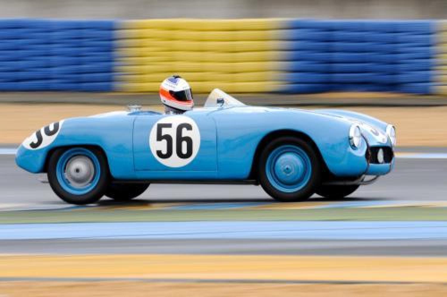 "French racing blue" at the 24 Hours of Le Mans, yesterday and today.