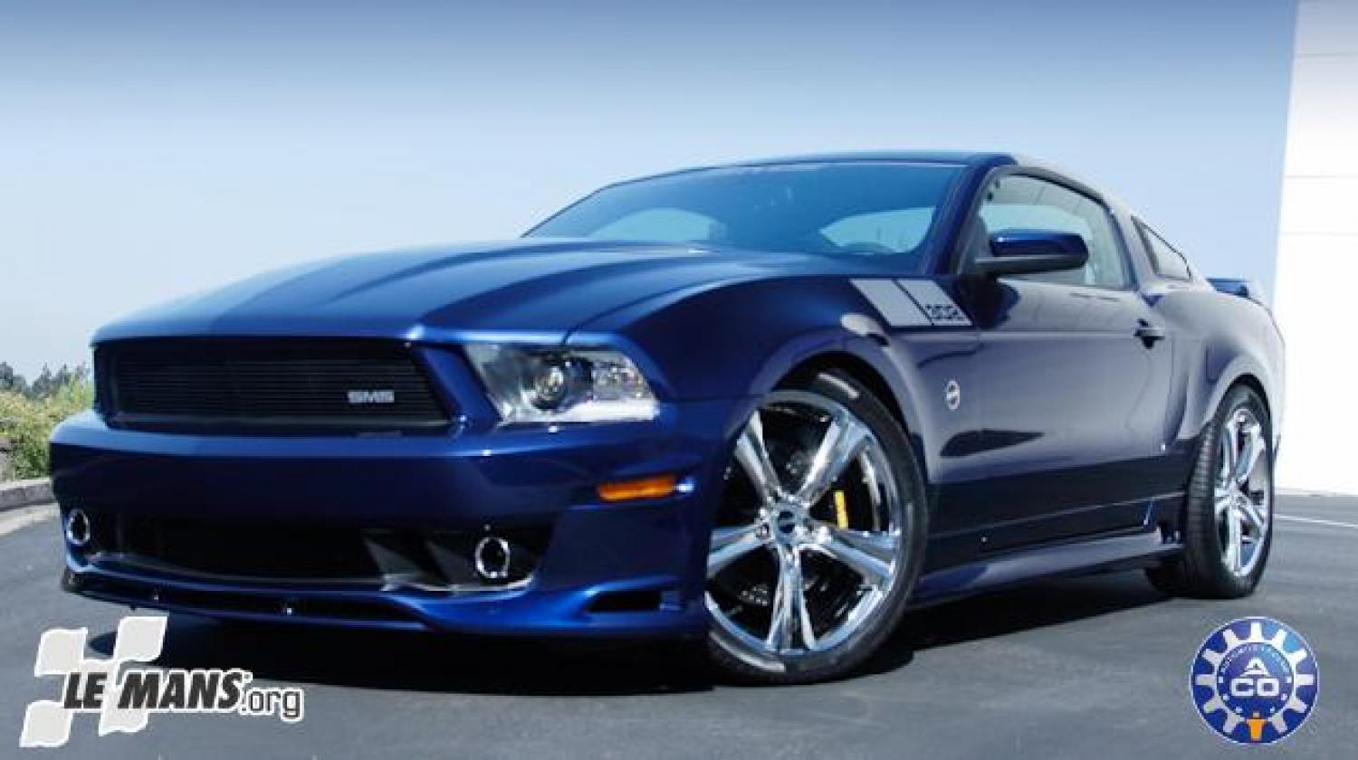 Steve Saleen rides back with Mustang