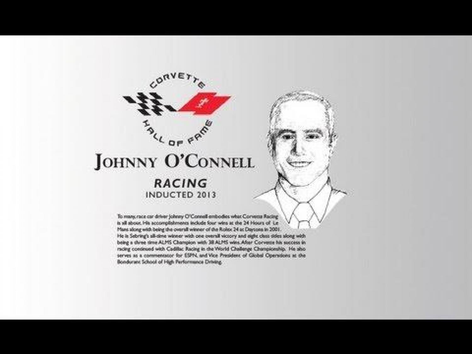 Johnny O'Connell in the Hall of Fame (video)