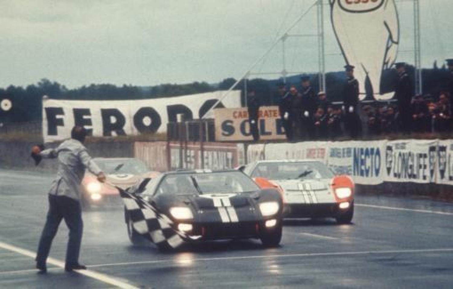 1966 24 Hours of Le Mans - The winning Ford GT40 is being restored