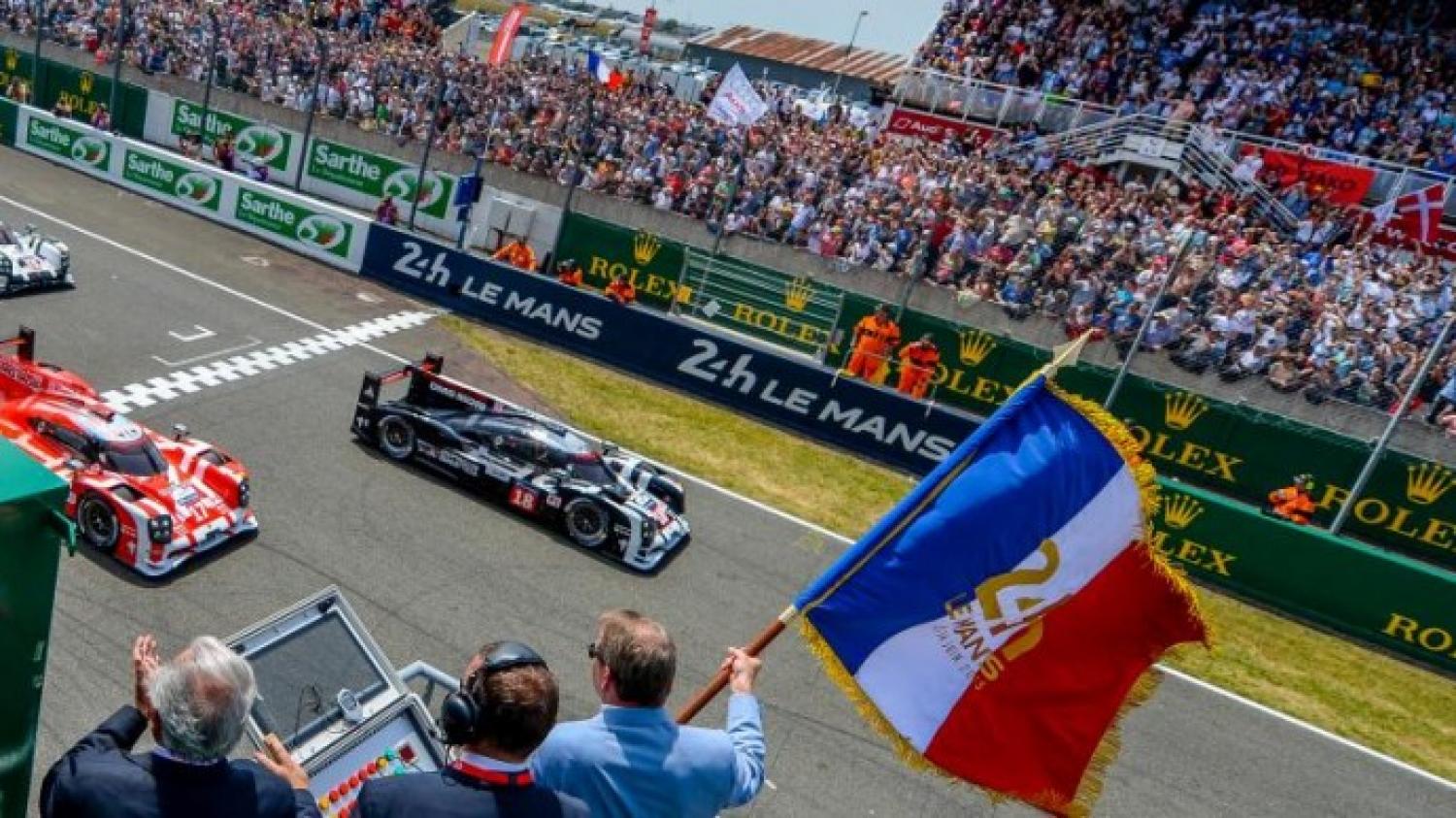 Brad Pitt - Starter of the 2016 Le Mans 24 Hours