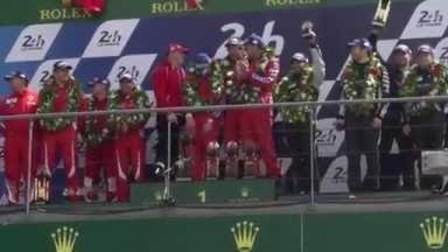 24 Heures du Mans - Scuderia Corsa (Ferrari) touche à son but (vidéo)