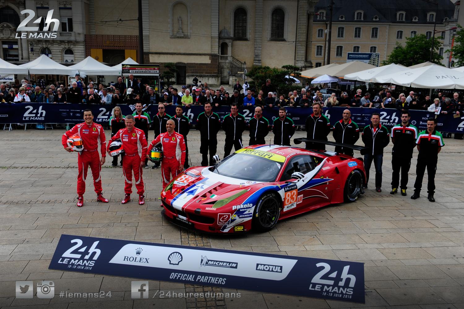 Le trio Collard/Perrodo/Aguas (Ferrari/AF Corse) reçu cinq sur cinq…