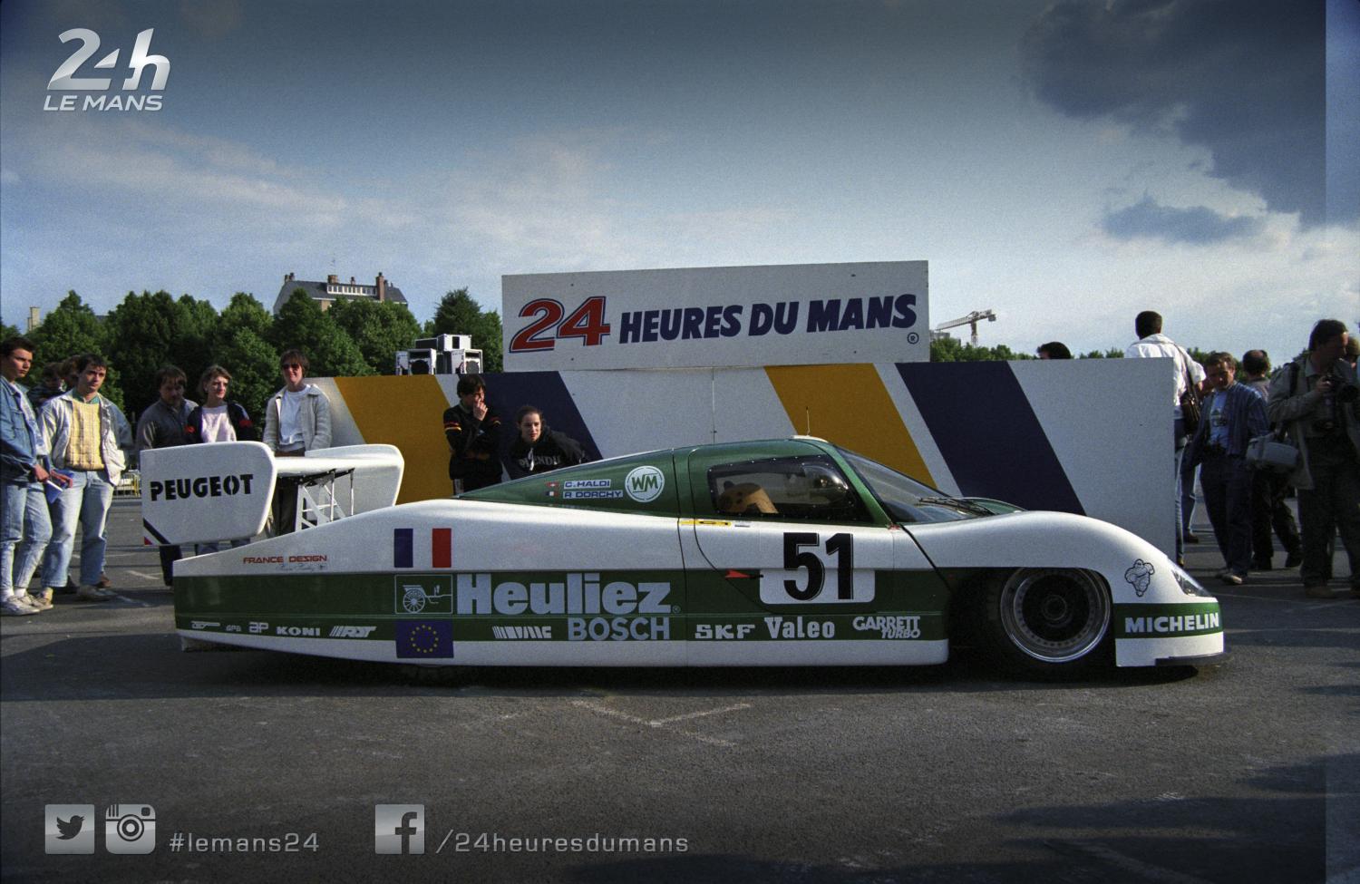Photo of the Day - A WM beats the world speed record at the 1988 24 Hours of Le Mans