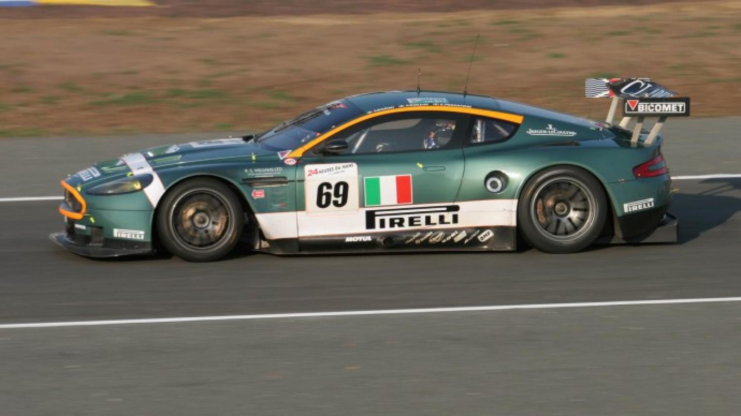 An Aston Martin DBR9 from the 2006 and 2007 24 Hours of Le Mans up at auction