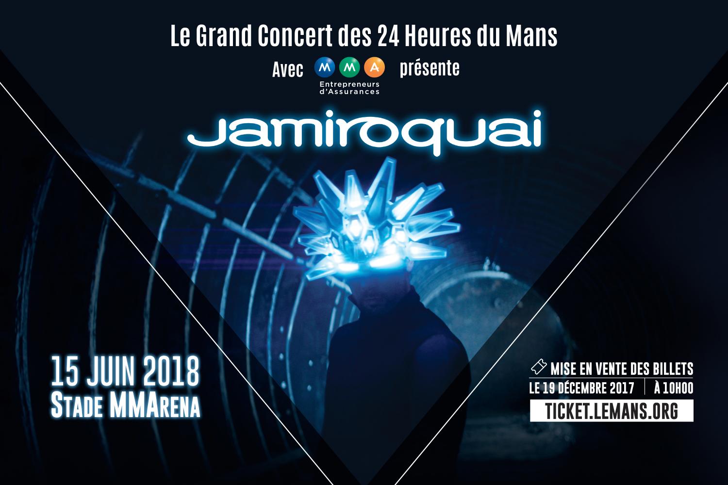 Jamiroquai to turn up the volume at Le Mans in 2018