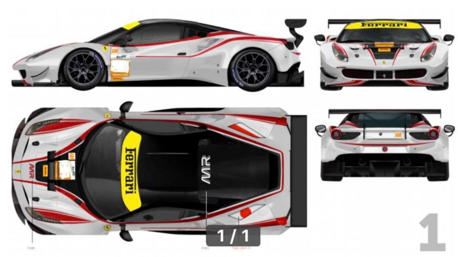 MR Racing (Ferrari) at the 2018 and 2019 24 Hours of Le Mans with namely Olivier Beretta