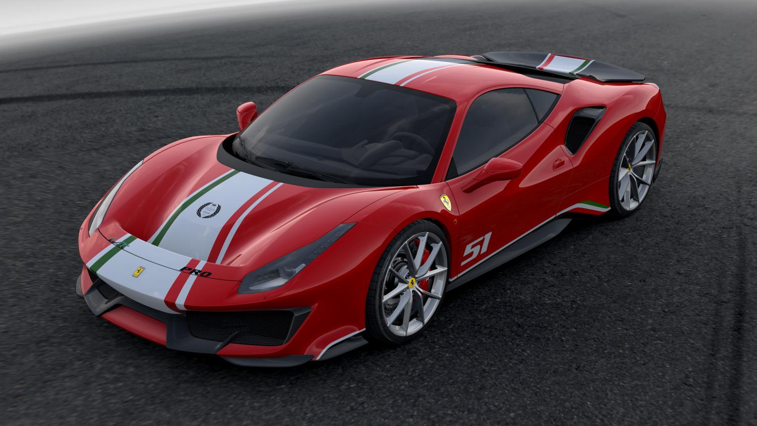 A new Ferrari 488 Pista unveiled at the 24 Hours of Le Mans