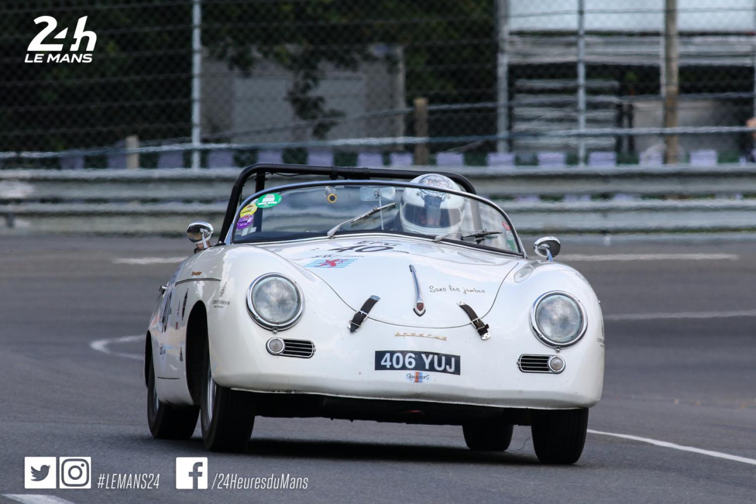 La Porsche de James Dean, "géante" au Mans Classic