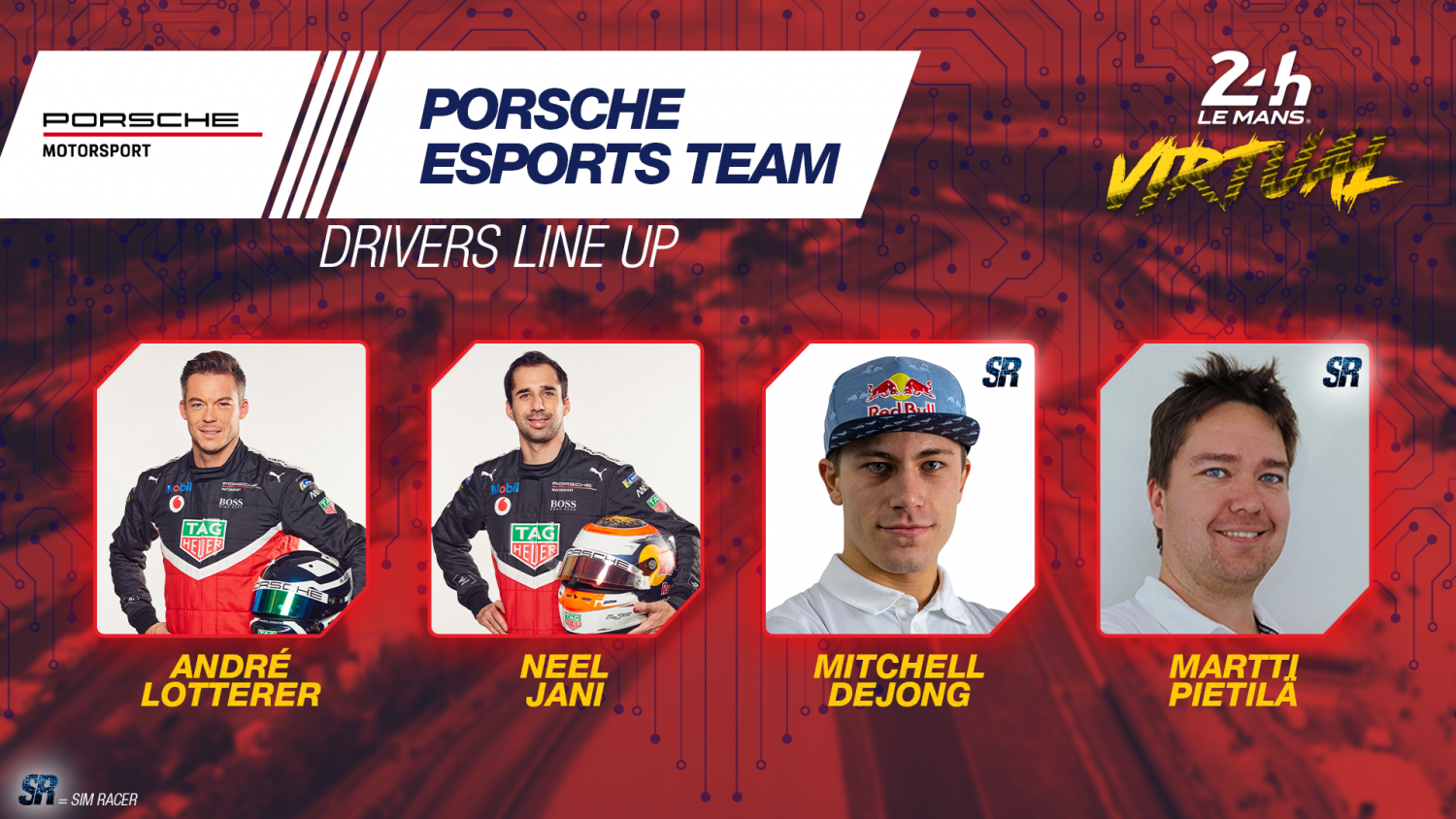 Host of teams including Porsche and Panis Racing reveal Le Mans Virtual line-ups
