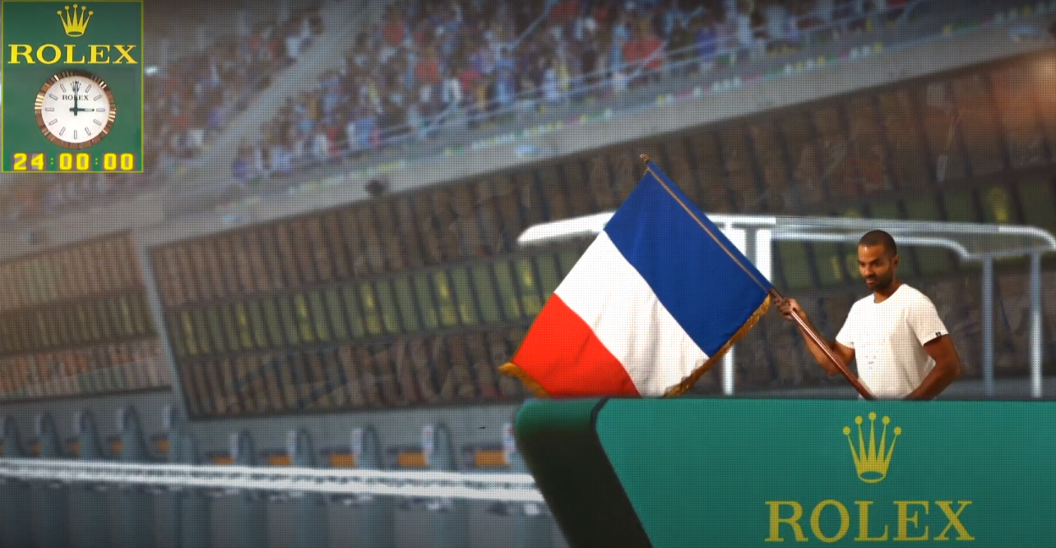 Tony Parker has signalled the start of the 24 Hours of Le Mans Virtual!