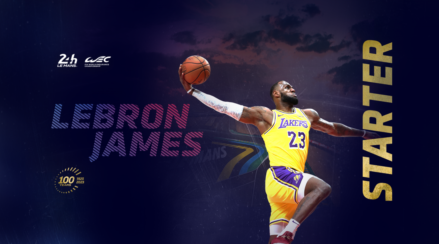 LeBron James, Starter officiel du Centenaire des 24 Heures du Mans