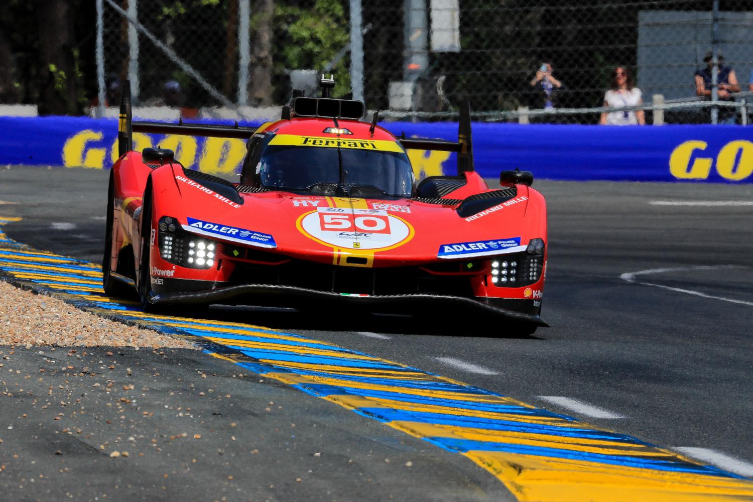 Antonio Fuoco place Ferrari AF Corse en Hyperpole des 24 Heures du Mans 2023