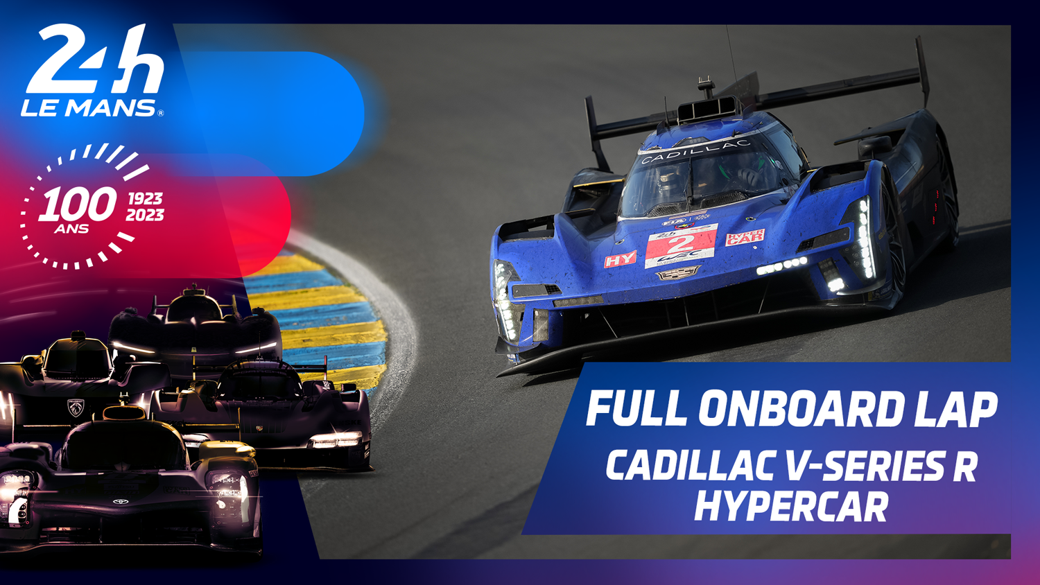 Embarquez pour un tour du circuit des 24 Heures du Mans à bord de la Cadillac V-Series.R