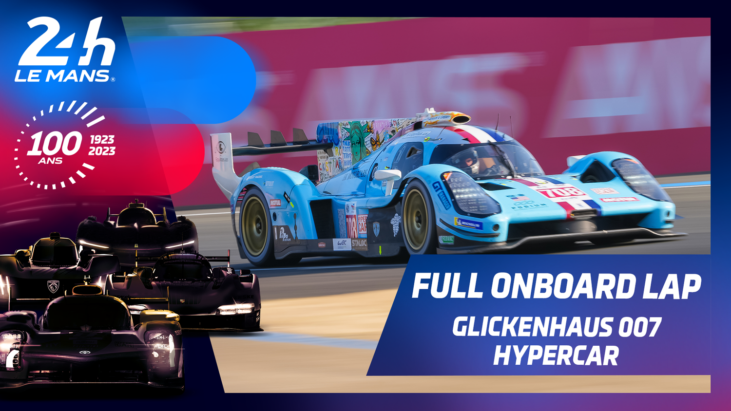 Un tour de circuit des 24 Heures du Mans à bord de la Glickenhaus 007