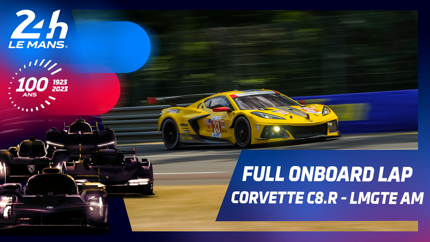 Profitez d’un tour de circuit des 24 Heures du Mans dans la Chevrolet Corvette C8.R