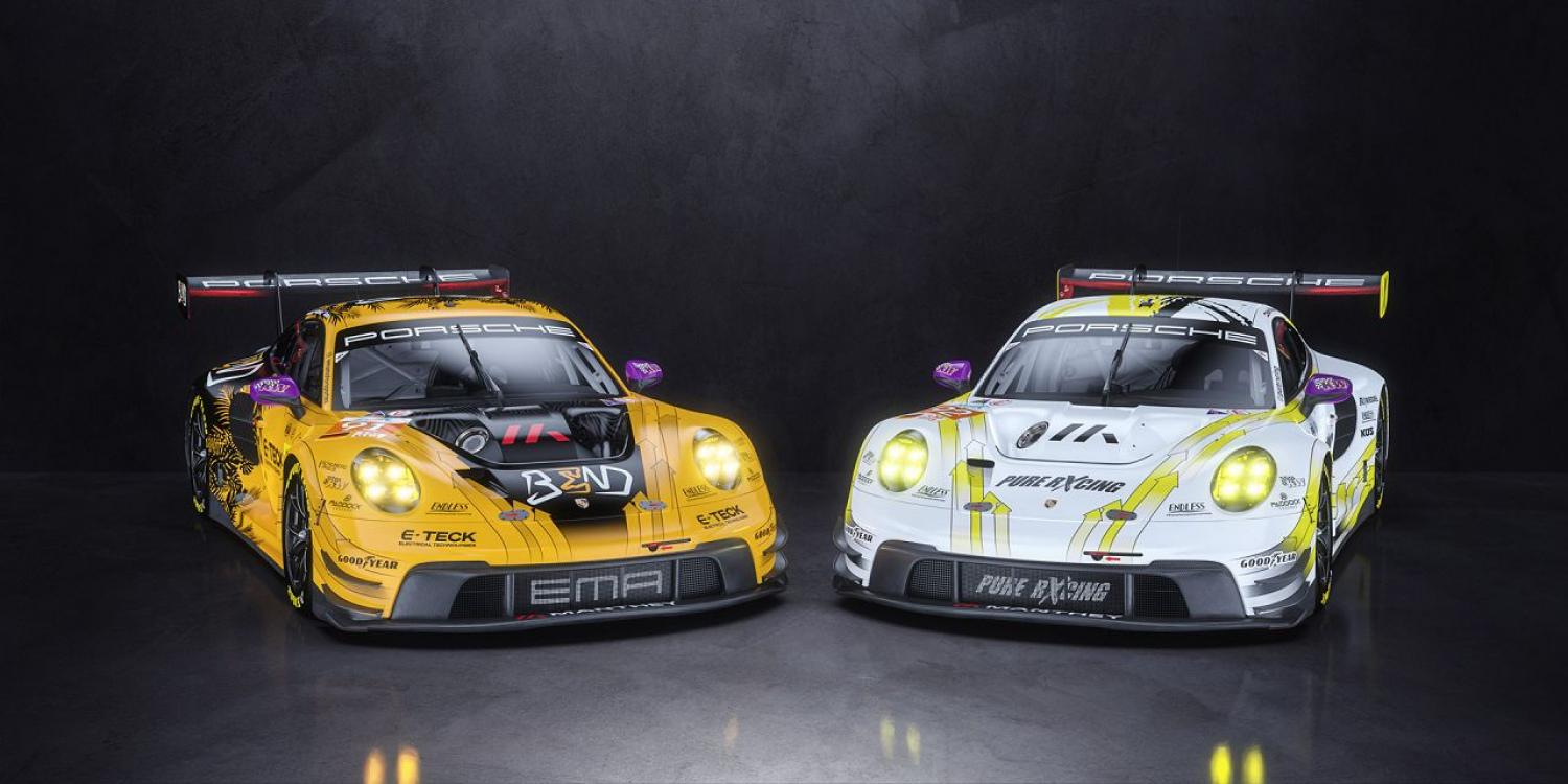 Découvrez les livrées et équipages des Porsche Manthey EMA et Manthey PureRxcing