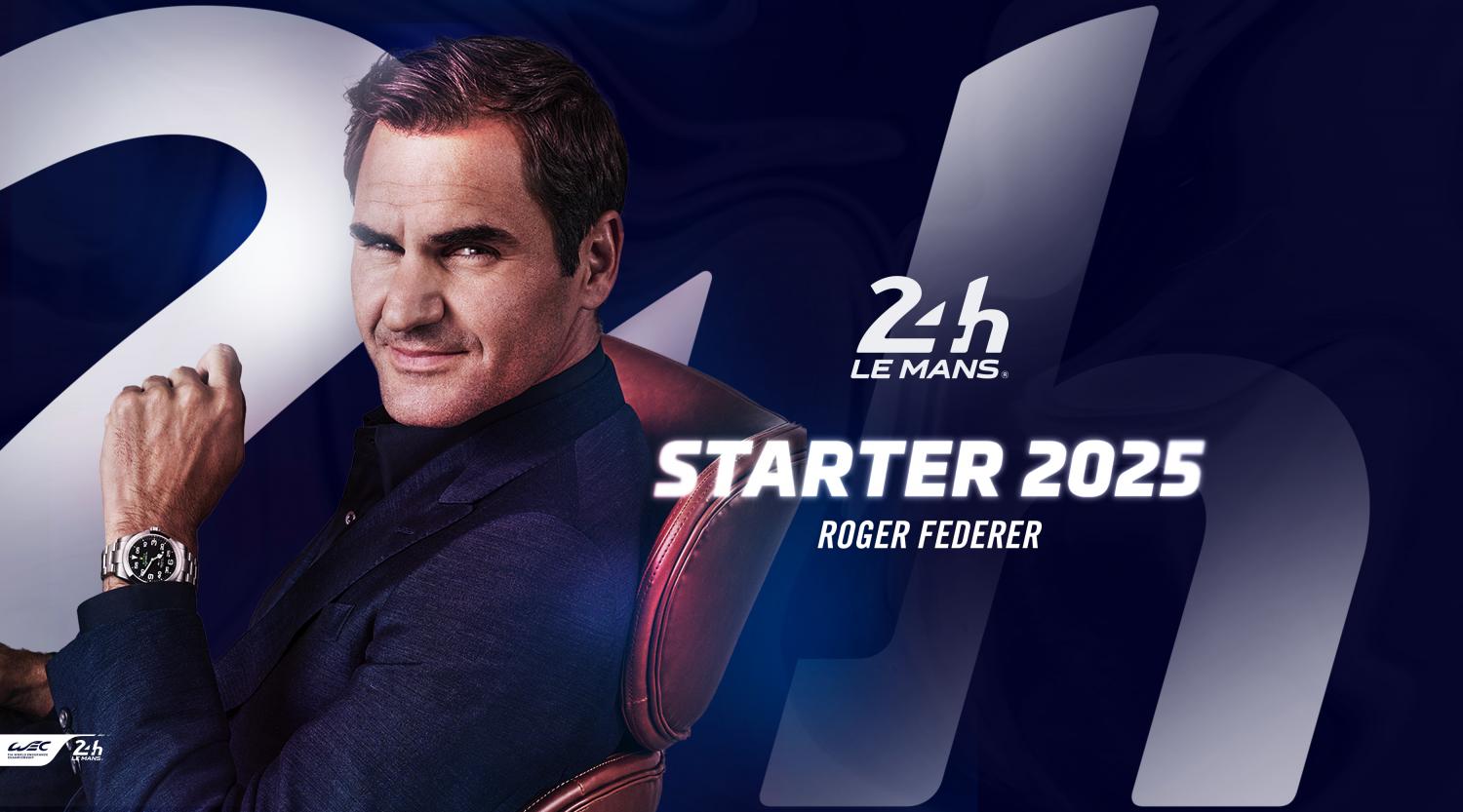 Roger Federer donnera le départ de la 93e édition des 24 Heures du Mans
