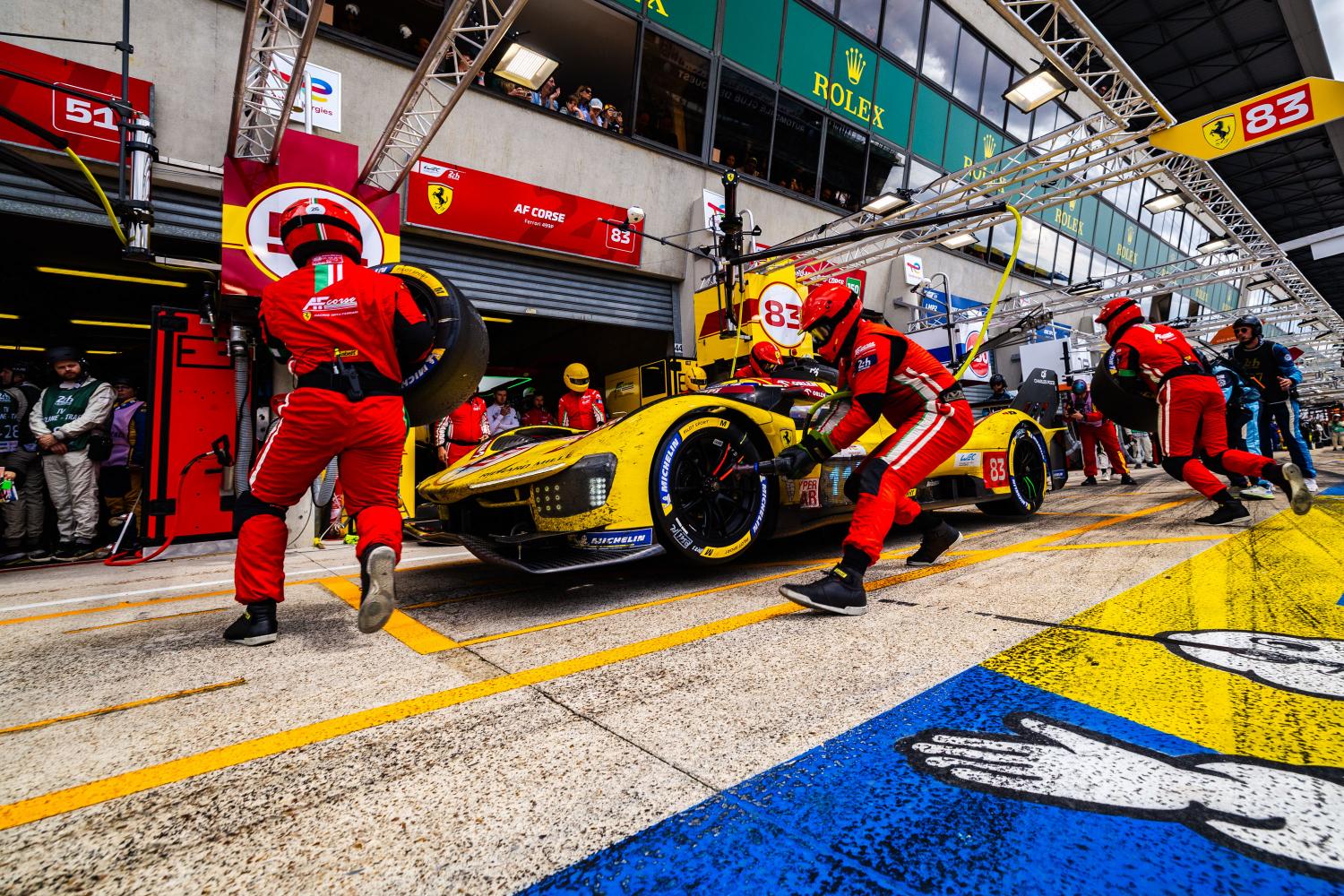 24 Heures du Mans 2025 : la stratégie pneumatique de la Ferrari 499P d’AF Corse décryptée
