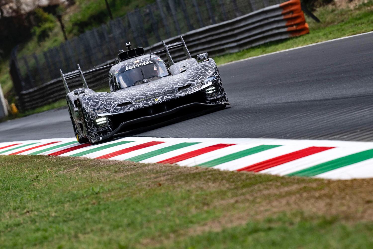 Ferrari Tests an Updated Version of the 499P at Monza