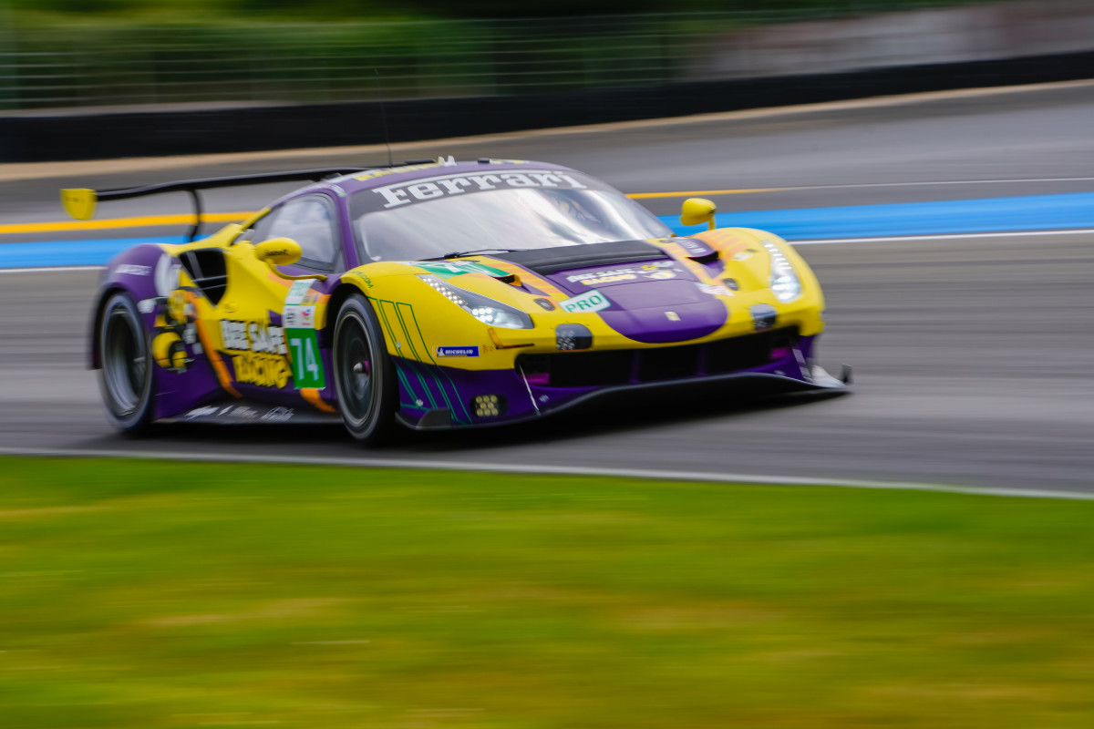 La Ferrari #74 de Riley Motorsports est le joker des Ferrari officielles, en LMGTE Pro.