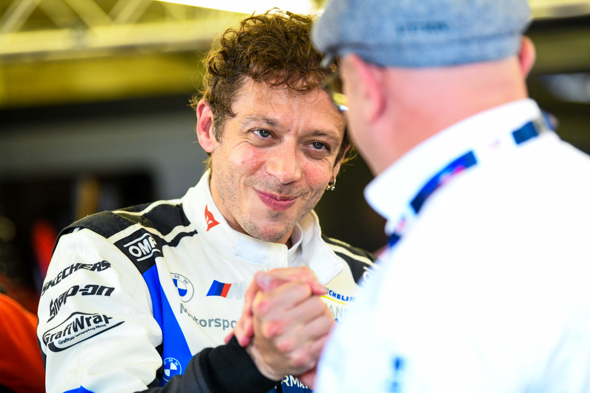 "The Doctor" avait l'air satisfait de sa prestation lors des essais qualificatifs de ce jeudi.