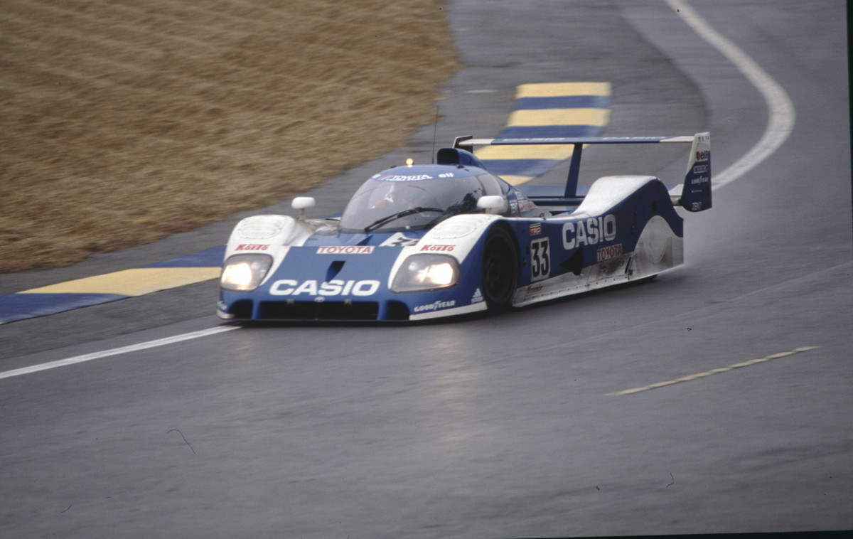 The rain-affected race gave Toyota its first Le Mans podium. The second TS010 achieved the fastest in-race lap in finishing eighth.
