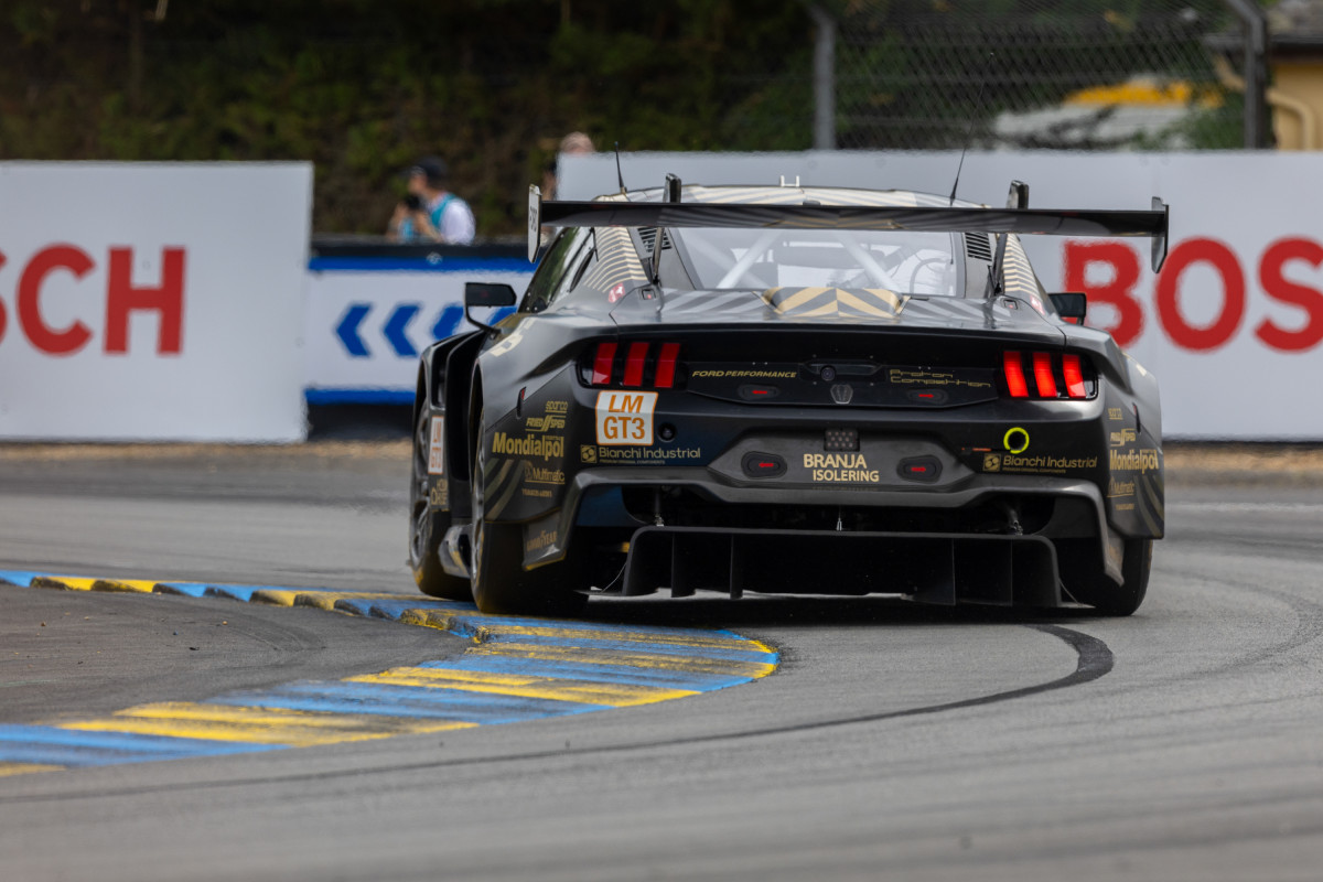 Avec son style américain et un son rauque, la Mustang GT3 a marqué les spectateurs de cette édition 2024.