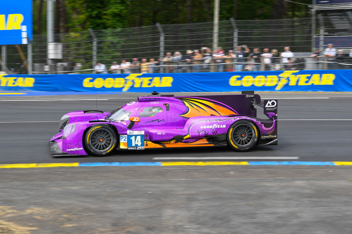 The #14 Oreca 07-Gibson fielded by AO by TF – with the striking Spike livery – was fastest LMP2.