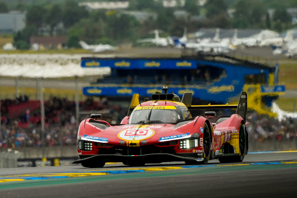 The #50 Ferrari hypercar moved into the lead in the early stages of the race.