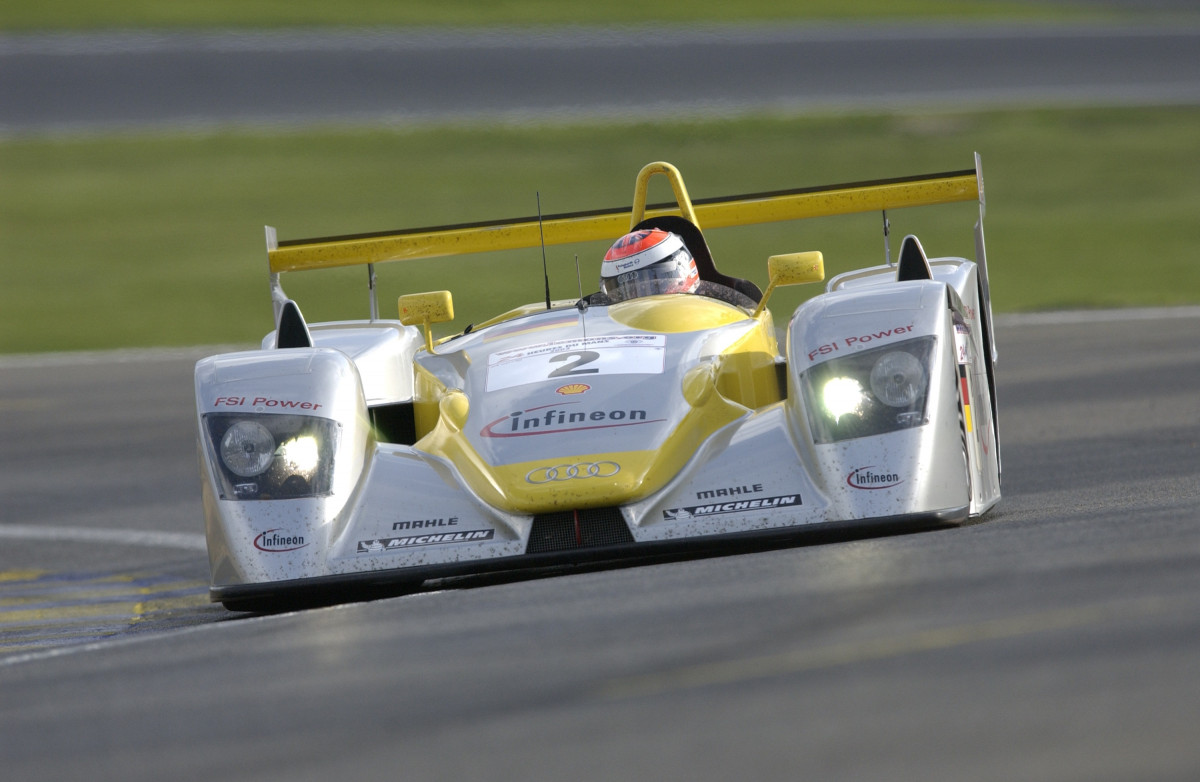 The Audi R8 is one of the best sports prototypes of all time, with six wins at Le Mans to its credit.