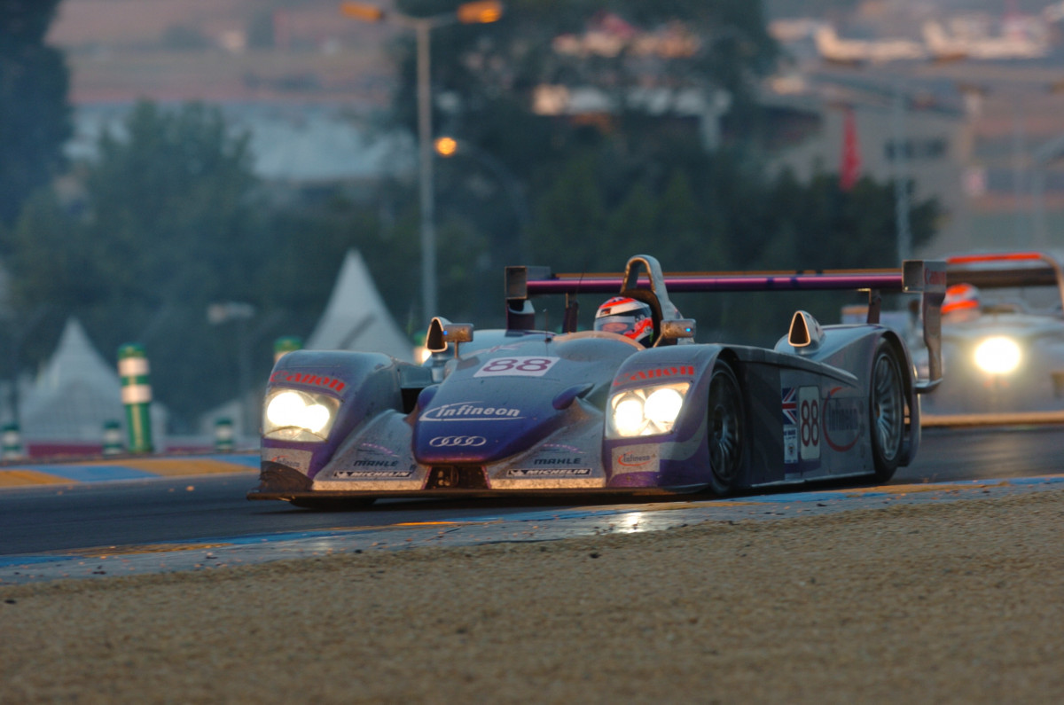 Johnny Herbert won the Le Mans Endurance Series for Veloqx in 2004.