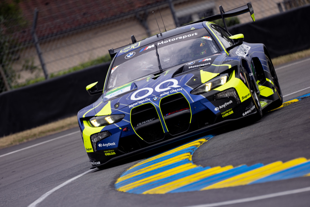 La BMW M4 GT3 pilotée - notamment - par Valentino Rossi sera en Hyperpole demain.